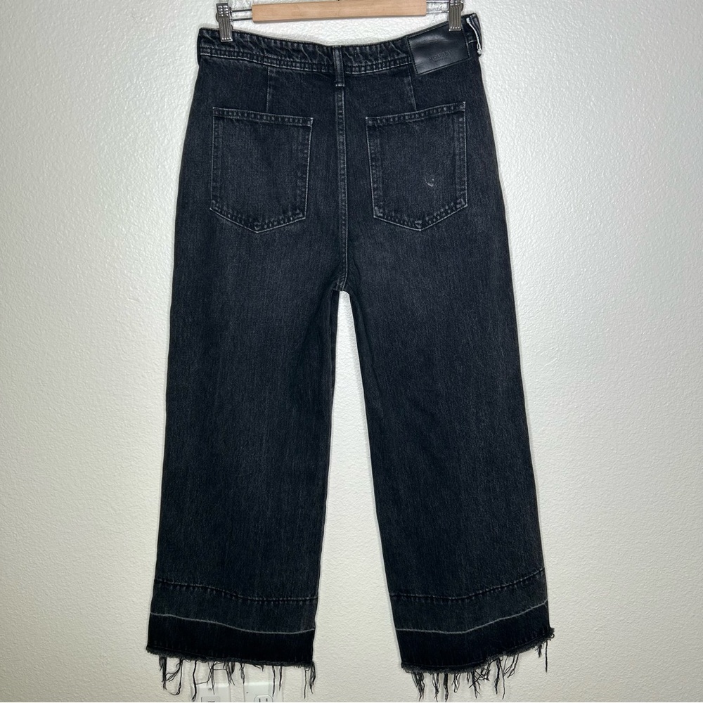 Moussy Elba Center Press Wide Crop Jean black 28 - Picture 10 of 16